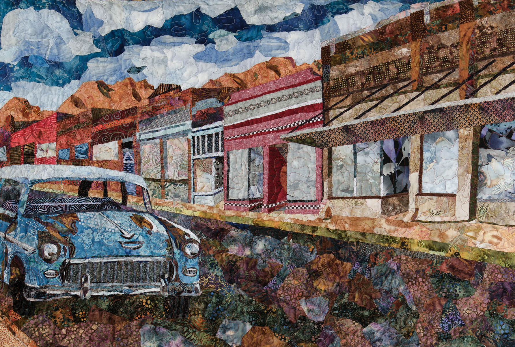 "Blue Chevy" 44"x30" Private Collection