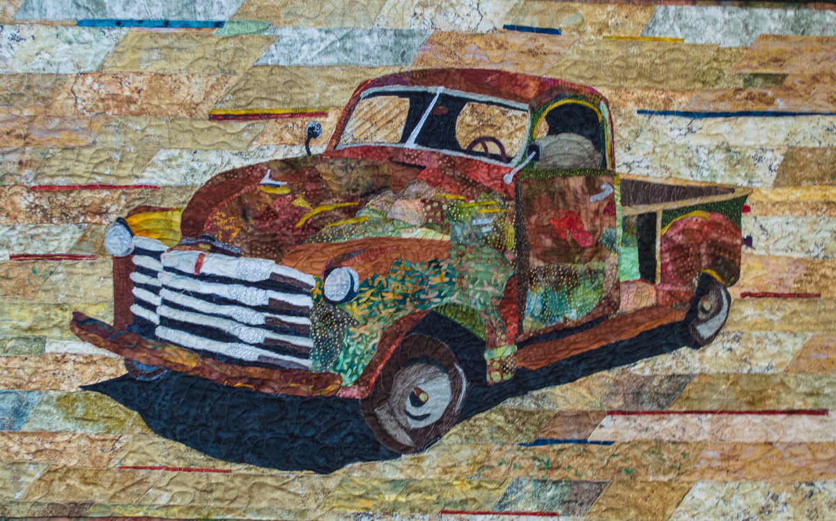 "Old Taos Truck" "40"x25" Collection of the Artist