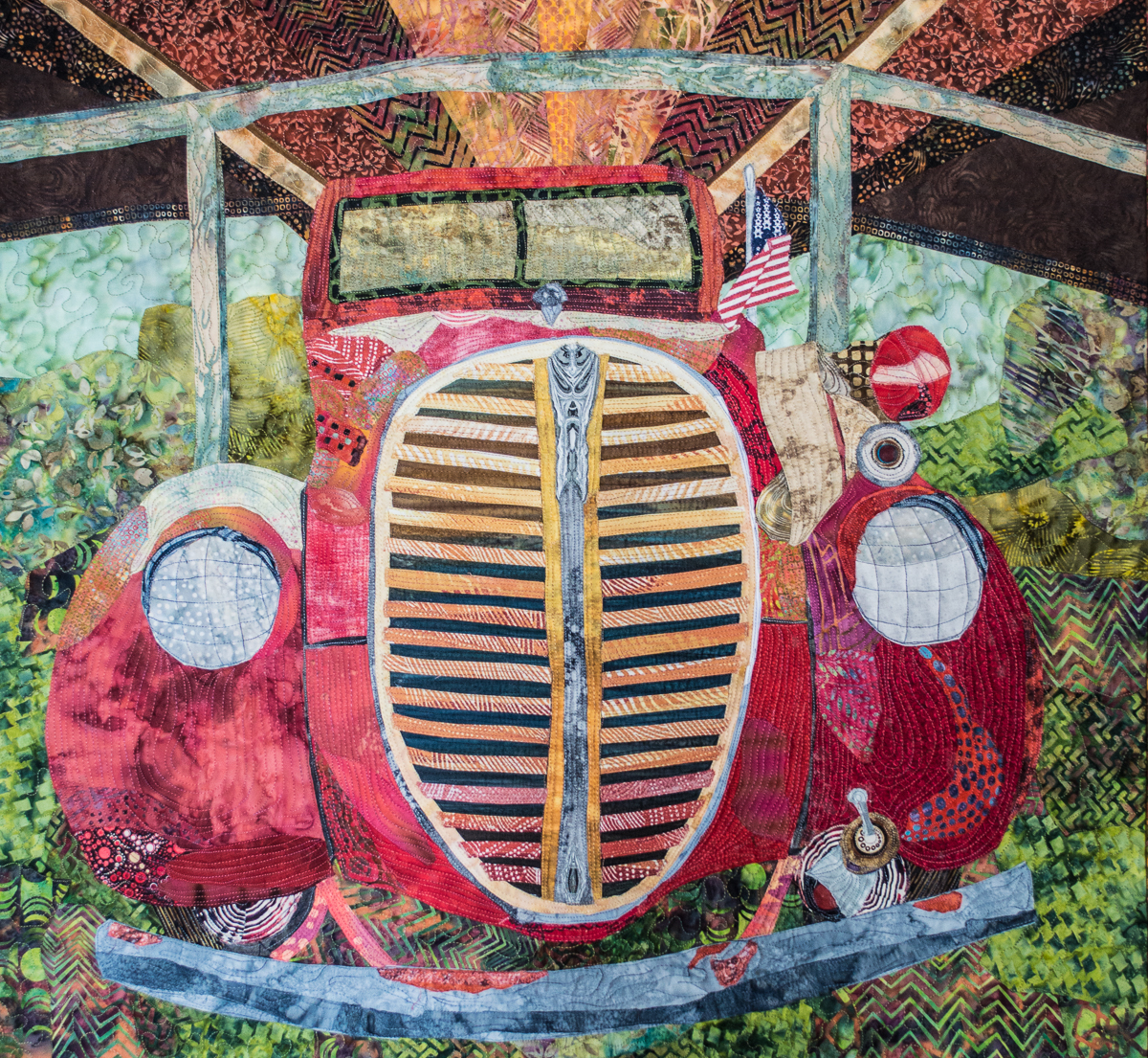 "Ain't That American" 31"x33" Collection of the Artist
