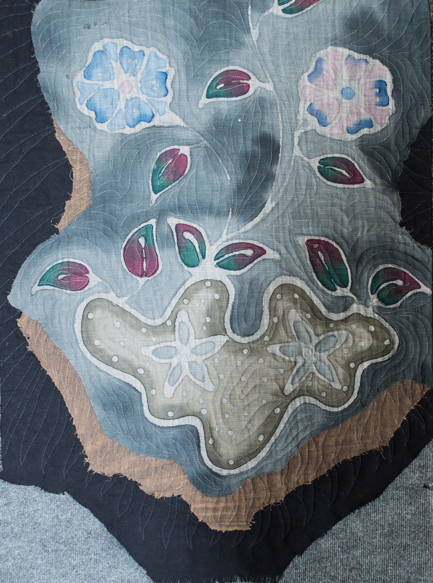 "Textures in Black and Grey" 28"x37" Private Collection
