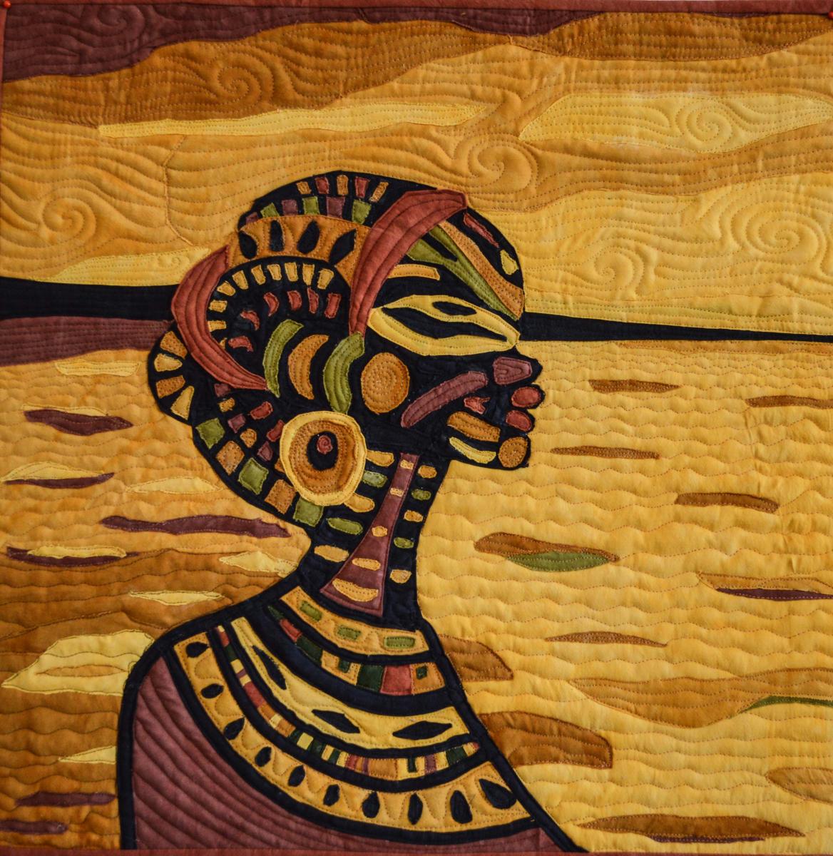 "Sunset Maiden"  20" x 20", $500