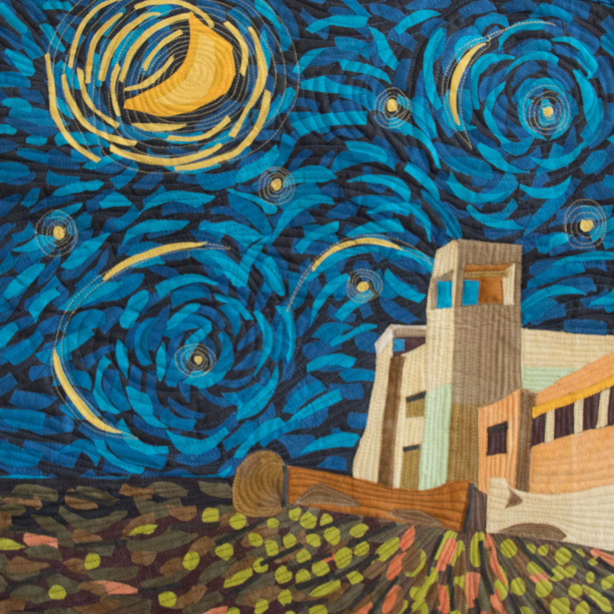 "Van Gogh's Amazing Adventure in New Mexico" 20"x20" $500