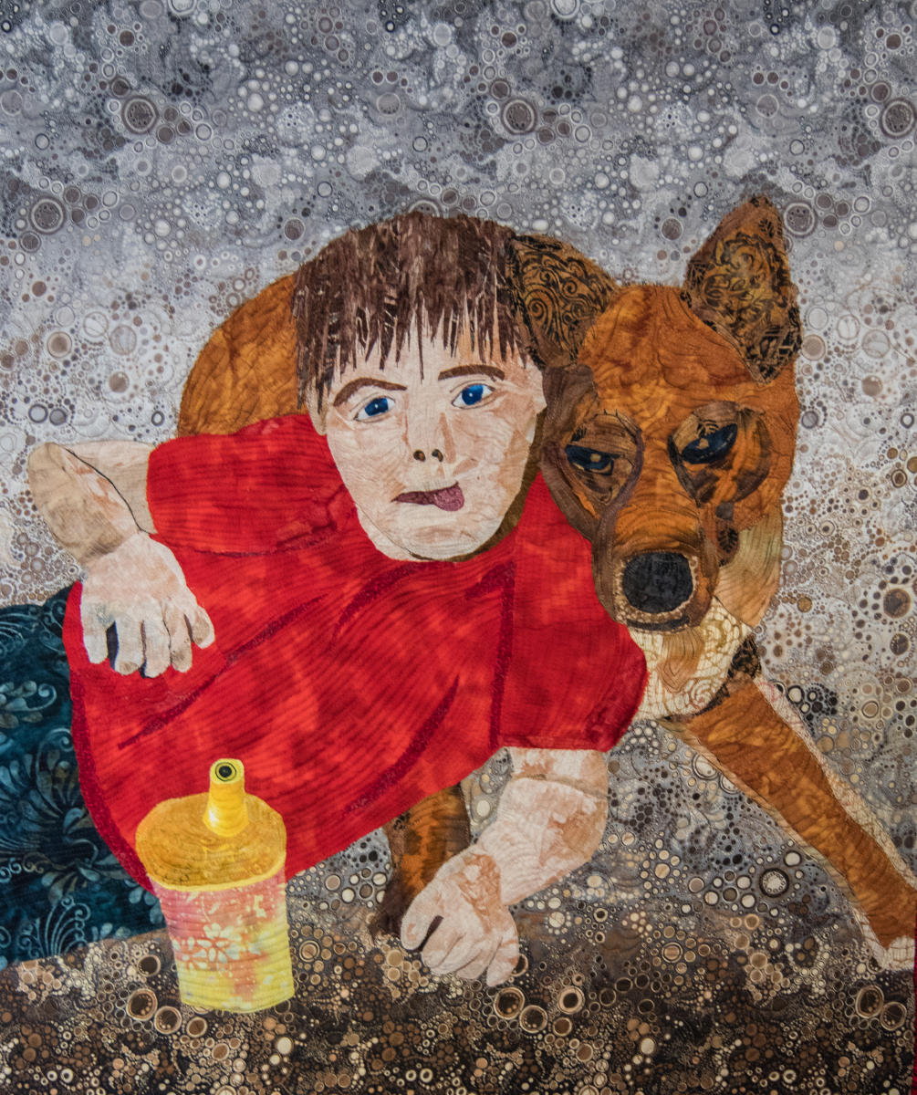 "Un Ragazzo e Il Suo Cane"  30" x 36"  
1,000 Euro